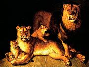 Jean Baptiste Huet, A pride of lions